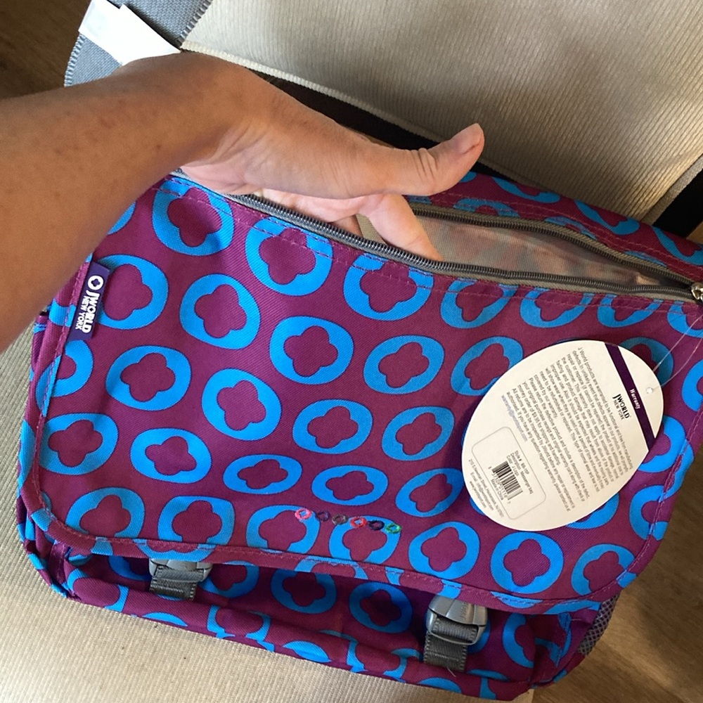 Colorful Patterned Messenger Bag - Picture 6 of 13